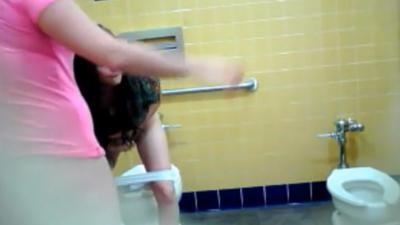 Hairy Latina Young Public Peeing
